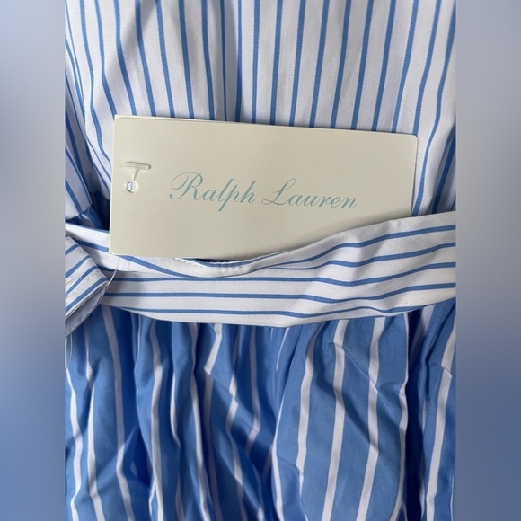 NWT Ralph Lauren Cotton Poplin Fun Shirtdress-12 Months - Picture 6 of 6